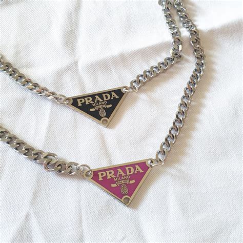 prada reworked necklace